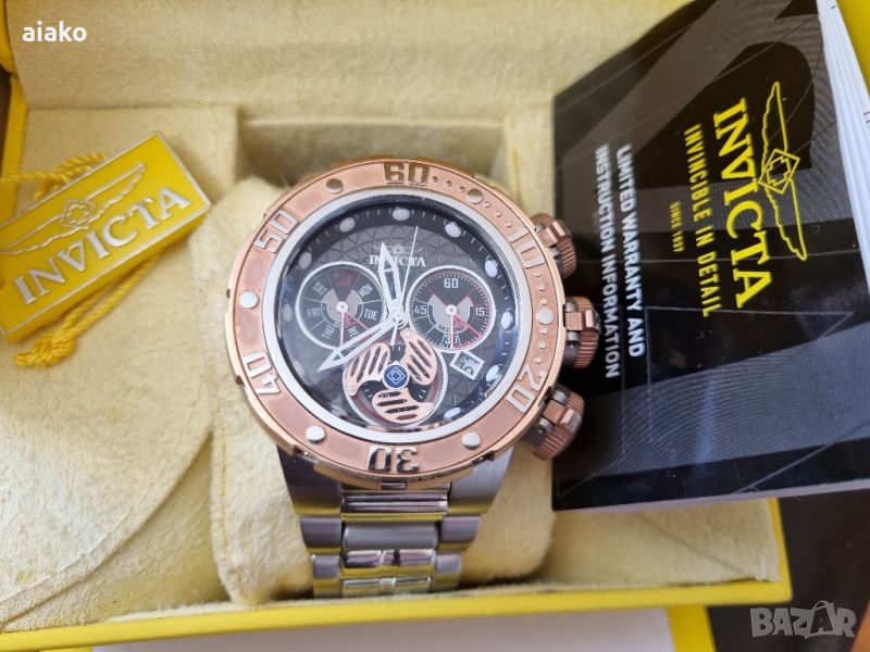 Invicta Subaqua Swiss Ronda Z60 Caliber Men's Watch - 52mm, Steel (31505), снимка 1