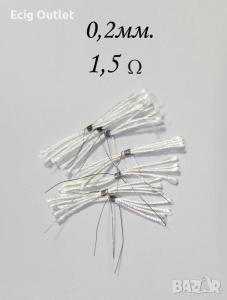 Готови намотки за вейпове , кантали , фитили, снимка 1