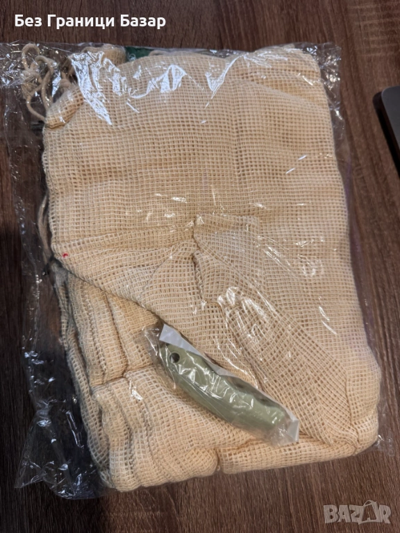 Нови 11 броя мрежести торбички за плодове и зеленчуци Съхранение и пазаруване, снимка 1