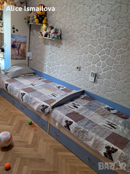 Детско обзавеждане/ 2 легла, 1 гардероб/, снимка 1
