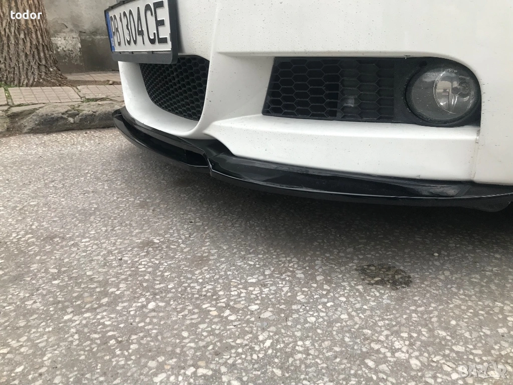BMW 1серия преден лип спойлер за М броня, снимка 1