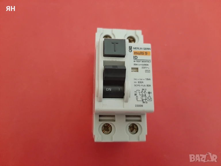 Дефекто Токова Защита Schneider/Merlin Gerin ID ,25A,30mA, снимка 1