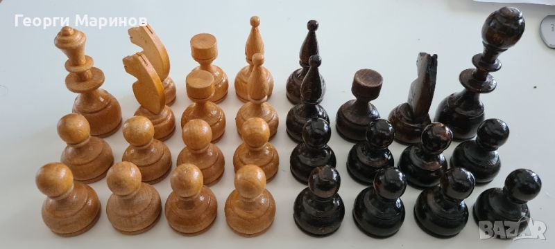 Дървени фигури за шах (не са комплект), снимка 1