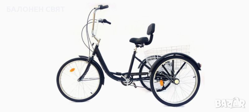 -10% ТЕЛК- Нова Семейна Триколка Велосипед 24 цола 6 скорости, снимка 1