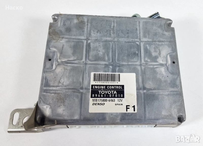 Компютър ECU Тойота Корола Версо 2.0 Toyota Corolla Verso 2.0 D4D 05-09г 89661-0F010 MB175800-6463, снимка 1