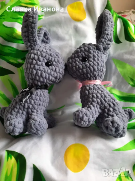 Зайче плетено на една кука, снимка 1