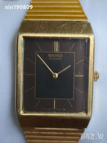 Мъжки/Дамски часовник Seiko Quartz, ретро модел, снимка 1