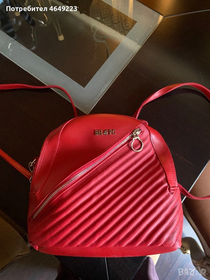 оригинална дамска чанта раничка Beverly Hills Polo Club, снимка 1