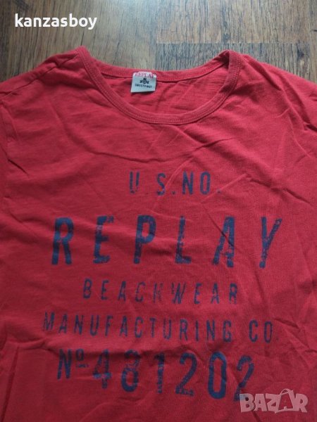 Replay Beachwear - страхотна мъжка тениска КАТО НОВА ХЛ, снимка 1