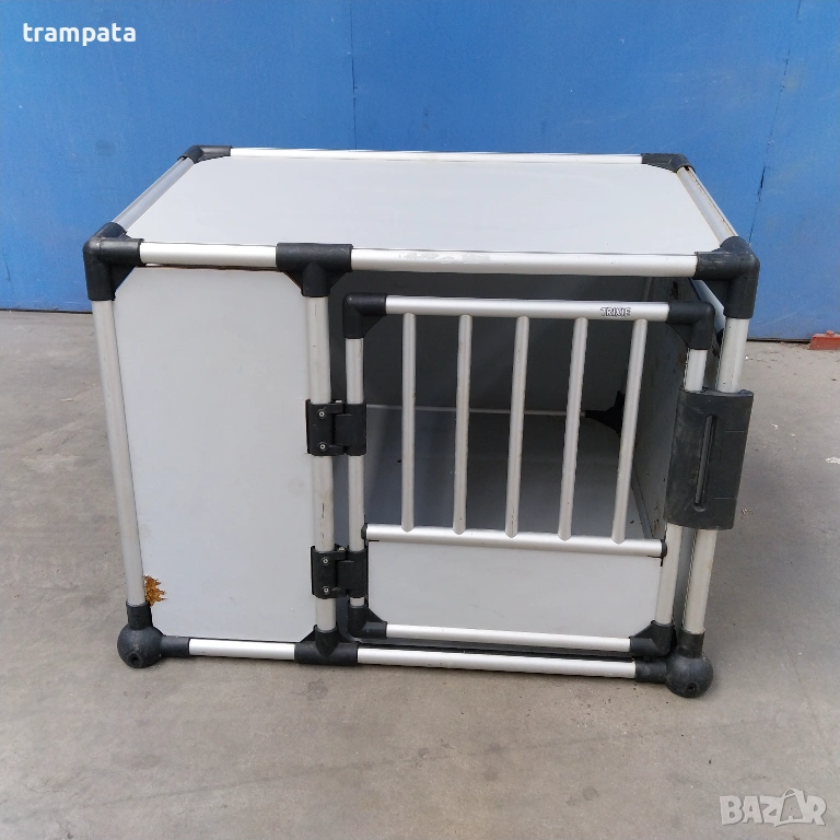 НАЙ ДОБРАТА ОФЕРТА Транспортна клетка за кучета TRIXIE 89x83x66cm, снимка 1