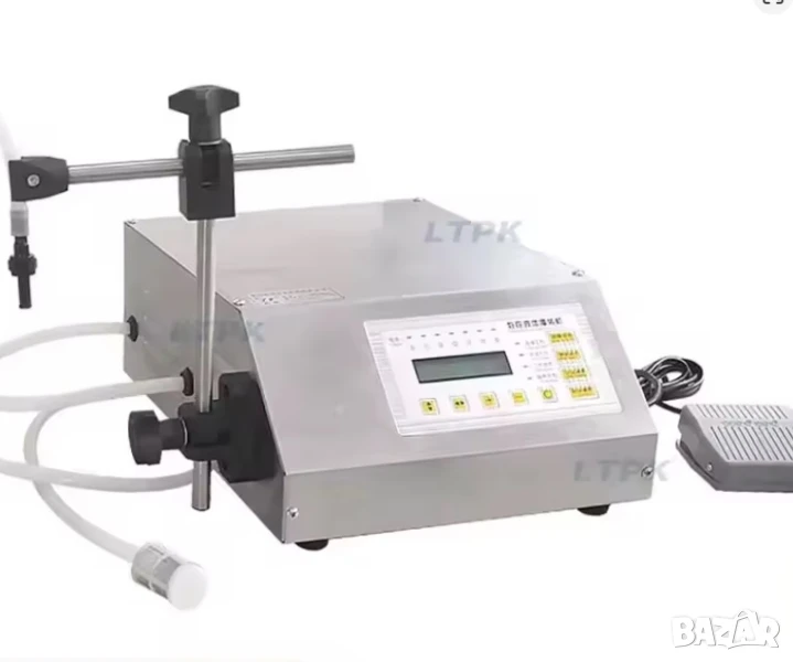 Дозираща машина за пълнене на течности, дозиране, шишета, буркани, бутилки от 5ml до 3500ml, уред, снимка 1