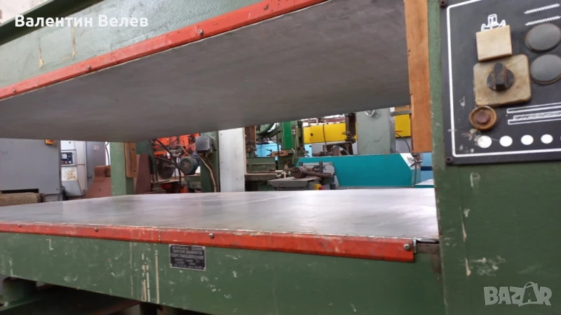 Топла преса за врати и фурнир с размери 2500мм. х 1300мм.затопляне на вода-ITALY, снимка 1