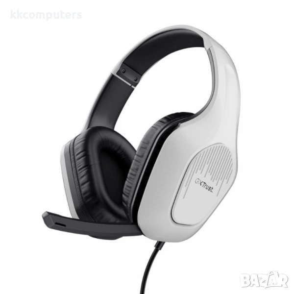 TRUST GXT415 Zirox Headset White Геймърски слушалки, снимка 1
