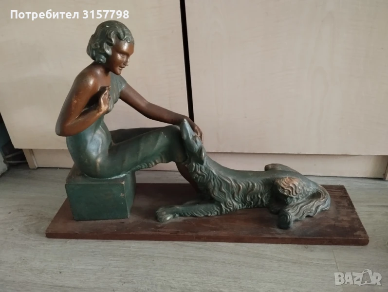 статуетка арт деко, снимка 1