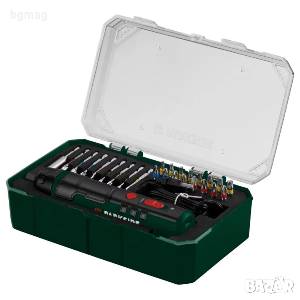 PARKSIDE комплект акумулаторна отвертка PASS 4 A1,4V,с битове, снимка 1