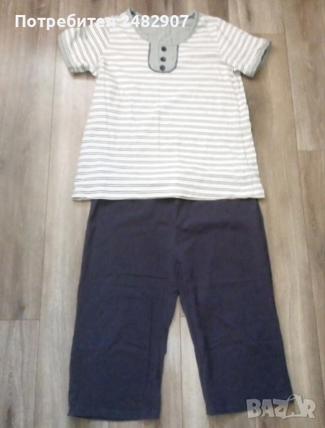 Памучна дамска пижама, снимка 1