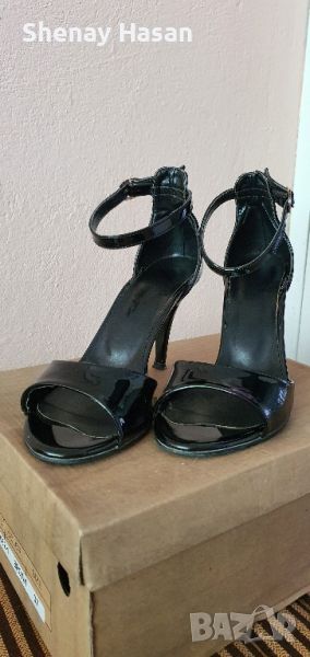 Дамски сандали на ток, снимка 1