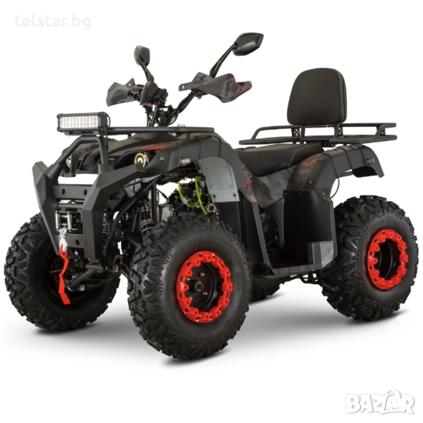 ATV TELSTAR COMMANDER 220cc с лебедка и всички екстри Нов модел 2025 с големи гуми фабричен теглич, , снимка 1