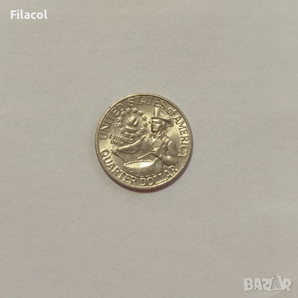 САЩ ¼ долар 1976 година 200 г. Независимост, снимка 1