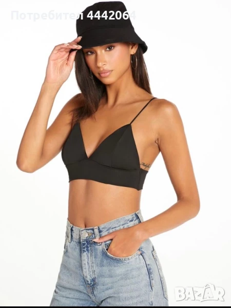 Нежно черно бюстие, снимка 1