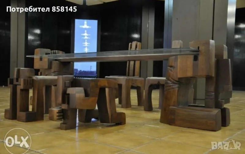 Маса от масив орех, снимка 1