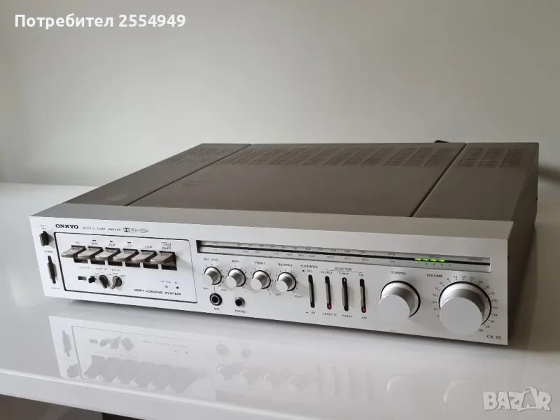 Onkyo CX-70 касетен дек, тунер и усилвател, снимка 1