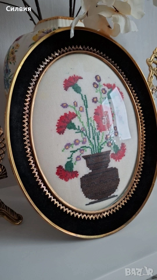 Пано с ръчна бродерия , снимка 1