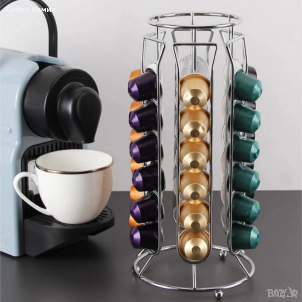 Метална стойка Cheffinger за 36 капсули Nespresso , снимка 1