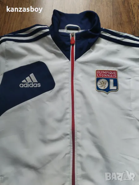 Adidas 2012/13 Olympique Lyonnais Track Football Jacket - футболно колекционерско горнище , снимка 1