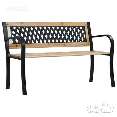 vidaXL Градинска пейка, 120 cм, дърво(SKU:47944, снимка 1