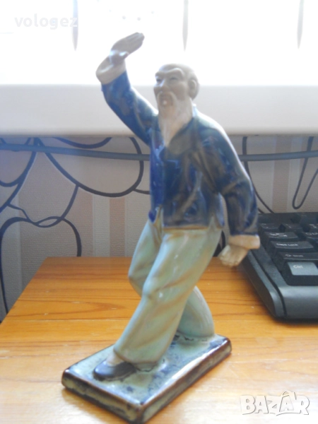 Старинни китайски статуетки „Mudman“, снимка 1