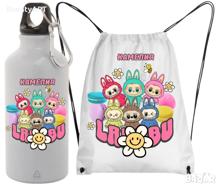 Персонализиран детски комплект Лабубу, снимка 1