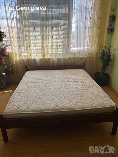 Дървена спалня с матрак 170/200, снимка 1