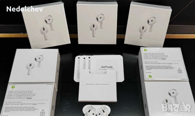 True wireless слушалки APPLE AIRPODS 4TH Чисто нови