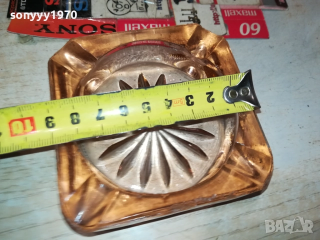 КРАСИВ СТЪКЛЕН ПЕПЕЛНИК 0709251645, снимка 12 - Антикварни и старинни предмети - 51633960