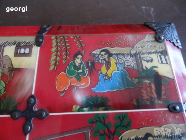 антикварна корейска кутия за бижута, снимка 14 - Антикварни и старинни предмети - 52536230