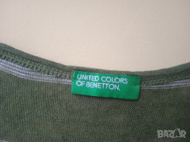 Benetton - НОВ ленен 100% оригинален потник Бенетон, снимка 3 - Потници - 46391572