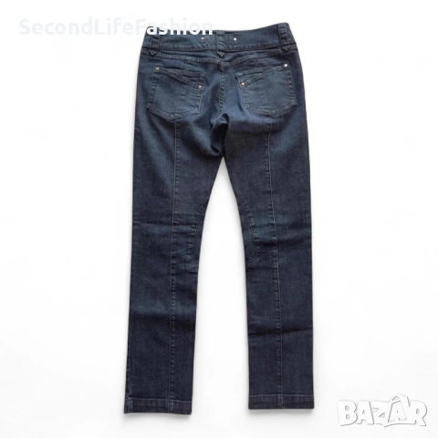 Дамски дънки Karen Millen England, размер US 6 UK 10 EU 38 тъмно сини , снимка 8 - Дънки - 53107483