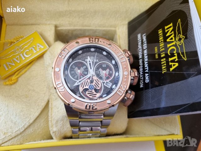 Invicta Subaqua Swiss Ronda Z60 Caliber Men's Watch - 52mm, Steel (31505), снимка 1 - Мъжки - 43892858