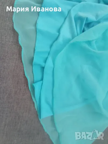 Лятна синя къса рокля, официална, за бал , снимка 8 - Рокли - 49980421