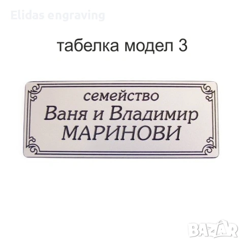 Табелка за пощенска кутия или врата, снимка 3 - Други стоки за дома - 53668387