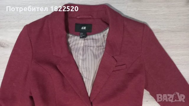 Сако H&M в бордо , снимка 2 - Сака - 47199290