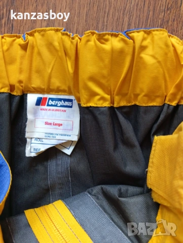 BERGHAUS gore tex  - мъжка мембрана р-р L, снимка 9 - Панталони - 54220392