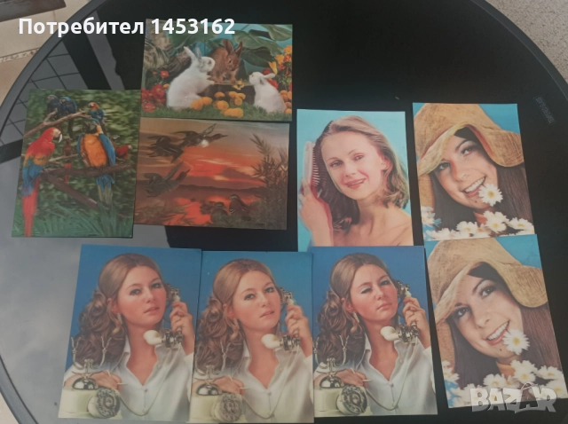 Старинни японски картички 3 Д