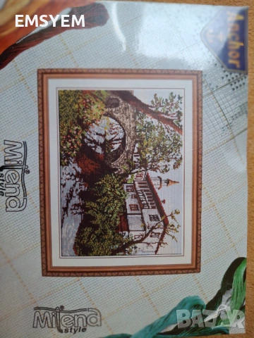 Комплек гоблен Трявна за бродиране,Конци за плетене на една кука, снимка 3 - Други - 50240424