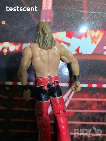 Екшън фигура WWE HBK Shawn Michaels The Heartbreak Kid WWE Mattel Шон Майкълс играчка figure Basic, снимка 7 - Колекции - 49149186