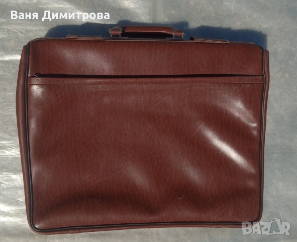 Кожена чанта Чанта за документи , снимка 2 - Чанти - 51728106