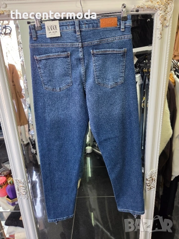 Сини ластични дънки, снимка 2 - Дънки - 53535845