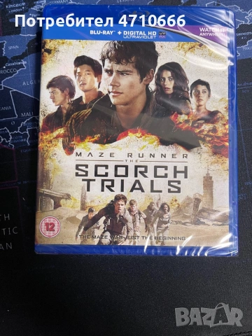 Blu-Ray Maze Runner The Scorch Trials Блу рей