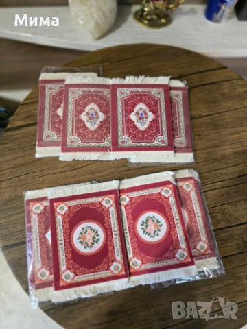 Нови подложки за чаши тип персийски килим., снимка 12 - Прибори за хранене, готвене и сервиране - 41818849